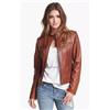 Fatto a mano Giacca slim fit elegante da donna in vera pelle da motociclista elegante e de...