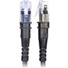 PatchSee Cavo patch ThinPatch UTP CAT 6a nero 0,6 m