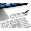 Hamlet XHUB7020AL Hub di interfaccia USB 2.0 480 Mbit/s Alluminio