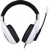 BigBen Connected, cuffie cablate per PC con connettore jack da 3,5 mm e microfono, bianco/nero