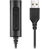 Hamlet HHEADA-UA adattatore per inversione del genere dei cavi USB-A 3.5mm Nero