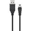 Goobay 10x Goobay 45740 Cavo USB 2.0 Hi-Speed, nero, 1 m - spina USB 2.0 (tipo A) > mini spina USB 2.0 (tipo B, 5 pin)