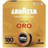 Lavazza, Qualità Oro, 180 Capsule Alluminio Compatibili Nespresso Original