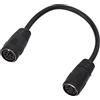 Naroote Cavo Adattatore Flessibile da Femmina a Femmina DIN 8 Pin per Apparecchiature AV, Nucleo in Rame, Plug and Play per Home Theatre