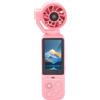 UPALDHOU Videocamera Portatile con Ventola, Obiettivo Rotante a 180 Gradi for Riprese Mobili e Registrazione in Movimento