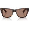Ray-Ban Occhiali da Sole RB0840S 902/1A Mega Wayfarer Hav/Viola Unisex 51/21/145
