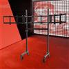 Supllueer Supporto per Monitor Triplo con Altezza e Larghezza Regolabili