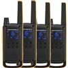 Motorola Talkabout T82 Extreme Quad Pack ricetrasmittente 16 canali Nero,