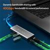 j5create JCD403-N Hub multiporta 8K USB4 (USB4 8K MULTI-PORT HUB SPACE - GREY)