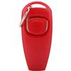 SALUTUYA Fischietto clicker per Cani da addestramento per Cani da addestramento per Gatti da addestramento all'aperto(Red)