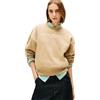 Tommy Hilfiger Donna Felpa Corp Logo Relaxed Fit, Blu (Driftwood Taupe), M