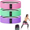 MitButy Elastici Fitness in Tessuto per Donna e Uomo, Bande Elastiche Fitness per Fianchi e Gambe, Set da 3 Fasce Elastiche Palestra per Allenamento Glutei, Fascia Elastica Fitness per Pilates e Casa