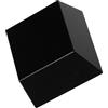Luxshiny Base per Trofei in Cristallo Nero Trapezoidale Struttura Stabile e Design Minimalista per Eventi e Cerimonie Aziendali