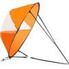 BeVistoso Kayak Wind Sail Accessori per tavola da Paddle per Kayak da 42 Pollici per Barca a Vela, Canoa, Arancione