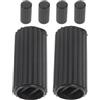 CONGARTENO Bike Brake Tips 6 Pezzi Nero in Plastica con Gomma Antiscivolo per Manutenzione Cavi e Freni Sedia a Rotelle, Uso Esterno