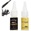 Hperu 2 pezzi di colla per riparazione canna da pesca, colla epossidica trasparente per canna da pesca da 10 ml Riparazione punta fai da te per anello guida cassetta zattera