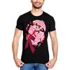 Elbenwald Maglietta con stampa frontale del personaggio per gli appassionati di Hazbin Hotel - Uomo Donna Unisex - Cotone, L
