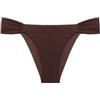 YAMAMAY - Bikini Parte Bassa Taglio Classico, Donna, Iconic, Cacao, monocromo