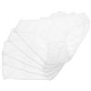 VANZACK Slip Monouso Uomo Lavorato a Maglia Bianco 5 Pezzi, Traspirante e Resistente, per Fitness e Abbronzatura, Comodo e Pratico
