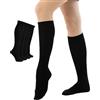 Fiera Besa Calzini al ginocchio da donna, 4 paia, morbidi ed elastici, senza cuciture, tallone e punta rinforzati, made in Europe, comode, traspiranti, beige chiaro, blu navy, nero, bianco, 35-38 e 39