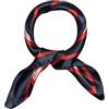 Uxcell sourcing map - Sciarpa da donna con stampa floreale, leopardata, a pois, a righe, quadrata, Rosso e blu, 19.68 x 19.68inches
