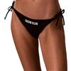 Calvin Klein Donna Slip Bikini Allacciatura Laterale Side Tie con Logo, Nero (Black), XS