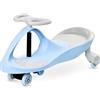 TWISTCAR Auto Giocattolo per Bambini 3+ Anni - Macchina a Spinta con Volante LED, Ruote in Gomma, Capacità 120kg - Gioco Attivo Senza Batterie per Sviluppo Motorio e Coordinazione - Led Blu