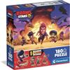 Clementoni - Puzzle 180 Pezzi Brawl Stars, per Bambini 7+ Anni, con 1 Sticker Esclusivo, Square Box, Made in Italy, 48,5x33,5 cm, 29805
