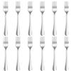 QUCHER 20,8 cm (8,2) Forchette da tavola, set di posate, forchette da tavola in acciaio inossidabile per casa, famiglia, cucina, ristorante (12 pezzi)