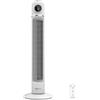 Cecotec - Ventilatore a torre EnergySilence 1090 Skyline Retro Smart White da 81 cm, 40 W, display LED, touch e telecomando, 3 velocità, 3 modalità, timer 12 ore e oscillazione 72º