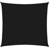 Kaorsrow Tenda parasole quadrata, 3,6 x 3,6 m, in tessuto Oxford, ombreggiante per giardino, terrazza e balcone, con corde di fissaggio, colore nero