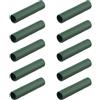 Laymotric Confezione da 10 tubi di collegamento per paletti da giardino, supporto per piante rampicanti, telaio per stabilizzatore in plastica PP, per pali da 11 mm, 16 mm, 20 mm, verde (11 mm)