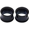 Beydodo Dilatatore Piercing 30mm, Tunnel Piercing Acciaio Chirurgico 2pcs Orecchini Piercing Uomo Cerchio Nero