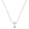 S'Agapõ Collana Donna in Acciaio e Cristalli | Collezione Luce - SCE46
