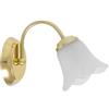 rabalux Lampada Romantic Flower Applique Illuminazione interni Wall Art Nouveau Gold/vetro opalino 1/1/778