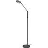 Trio Leuchten TRIO, Piantana, Franklin, incl. 1 x LED,SMD,6,5 Watt,2700+3200+4000K,650 Lm. Metallo, Nero, Finitura: Metallo, Antracite L:23,0cm, A:133,0cm, P:41,0cm