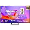 Hisense TV 50 QLED 4K 2025 50A72Q, Smart TV VIDAA U8, Dolby Vision, HDR 10+, Game Mode Plus, Dolby Atmos, Alexa Built-in, VIDAA Voice, Tuner DVB-T2/S2 HEVC 10, lativù 4K, 50''