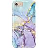 JIAXIUFEN Custodia per iPhone SE 2022, custodia per iPhone SE 2020, sottile, antiurto, flessibile, per iPhone 6/6S/7/8/SE 2020 2022, colore: Viola Blu