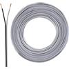 Seki - Cavo per altoparlanti 2 x 0.75 mm², 25 m, colore: nero