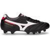 MIZUNO Morelia II Club Scarpa Da Calcio In Pelle Ed Ecopelle Nero - Uomo - Nero