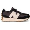 NEW BALANCE 327 Sneaker In Pelle Scamosciata E Tessuto Nero Beige - Donna - Nero Beige