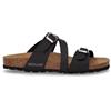 GRUNLAND Sara Ciabatta In Ecopelle Nero - Donna - Nero