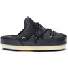 MOON BOOT Sandali ICON MULE NERO IN NYLON