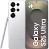 Samsung Galaxy S25 Ultra AI Phone, 256 GB di memoria, 12 GB di RAM, titanio Whitesilver, smartphone Android, fotocamera da 200 MP, S Pen, batteria a lunga durata (versione KSA)
