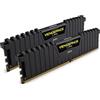 Corsair Memoria Interna da 16 GB, Nero, (2 x 8 GB)
