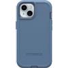 OtterBox Custodia per iPhone 15, iPhone 14 e iPhone 13 Defender Series - BABY BLUE JEANS (blu), senza schermo, robusta e durevole, con protezione per le porte, include fondina clip cavalletto