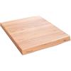 Qnhdfrt Ripiano in Rovere Massello 40x50 cm Piano Tavolo e Mensola Muro | Asse rustica in legno naturale con bordi vivi, ideale come piano lavabo in bagno o ripiano d'appoggio in soggiorno.