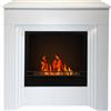 Divina Fire Camino a bioetanolo da terra Bellini in legno Bianco 96x35x96
