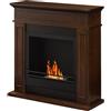 Divina Fire Camino a bioetanolo biocamino da terra Jefferson Marrone 89,5x90,5x28