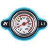 Qiilu Tappo del radiatore termostatico, tappo del radiatore termostatico universale Coperchio del serbatoio dell'acqua a tenuta stagna con indicatore della temperatura(Testa grande 1.1bar) adatto per 1997
